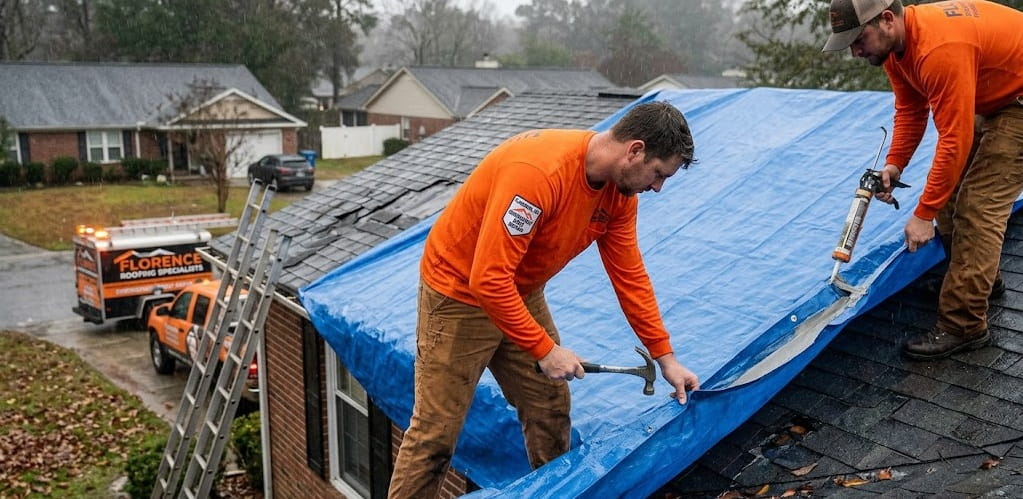 Immediate Protection for roof in florence