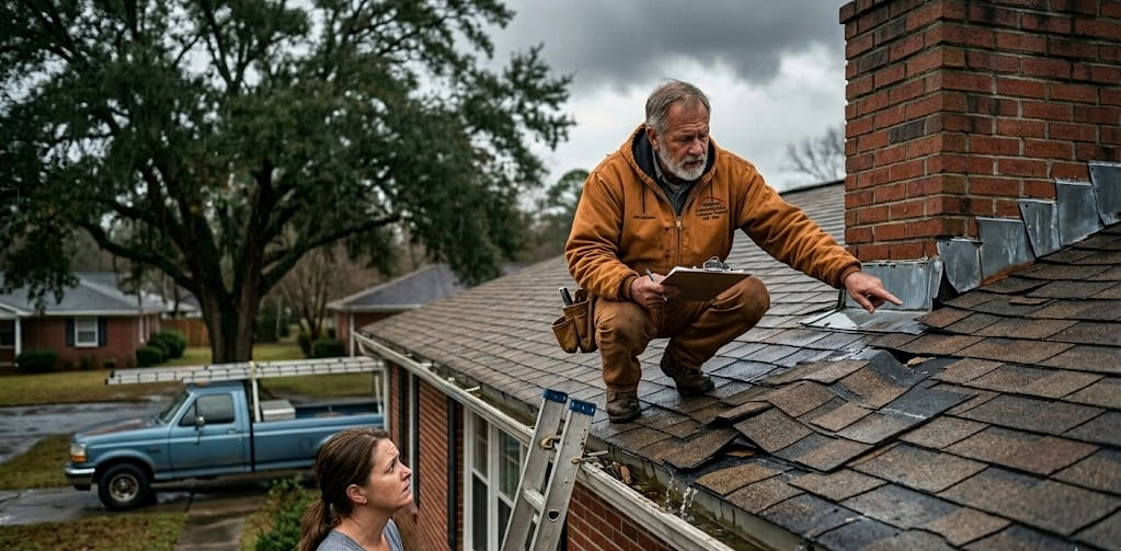 Emergency Storm Damage Roof Repair Service in Florence SC